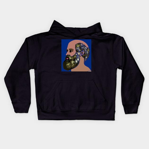 hippocrates Kids Hoodie by oryan80